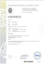 Certifikát RE-P1